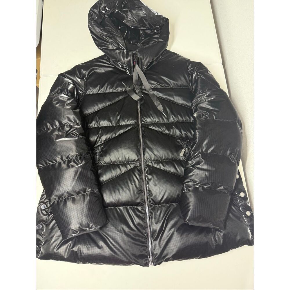 Comma Women’s Puffer Insulated Jacket Hooded Black Size 16